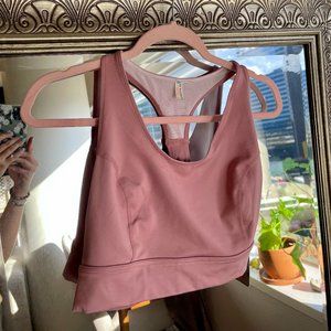 FP Movement NWT Blush Sports Bra Open Back Detail